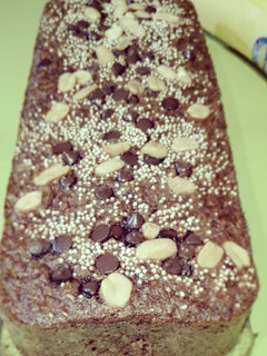 Una foto de Budín de banana y chocolate LIGHT