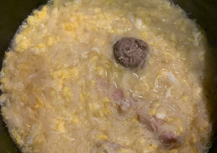 makanan Misua Telur Kuah Nyemek Anti Gagal