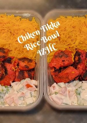 A picture of 🍛Chicken Tikka Rice Bowl🍛.