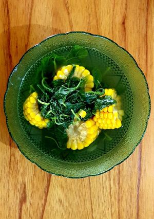 Foto resep 1. Sayur bening bayam