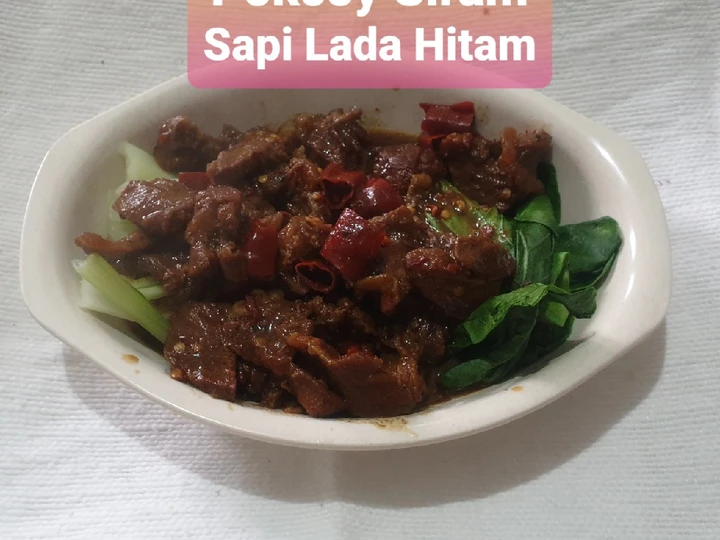 Langkah Gampang Membuat Resep 80. Pokcoy Siram Sapi Lada Hitam (Masak Slow Cooker) yang Enak Banget