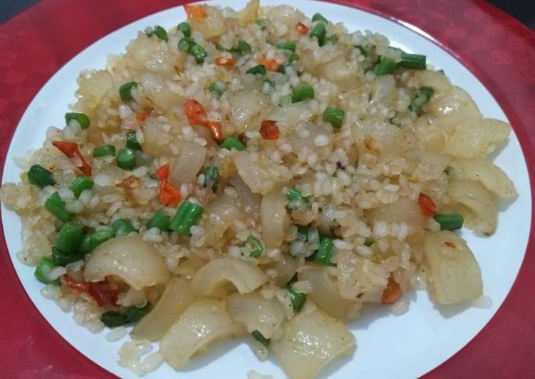 Nasi Goreng Shirataki kikil DEBM