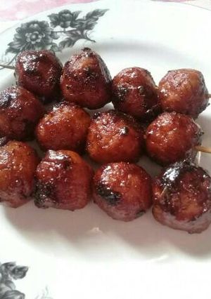 Foto resep Bakso bakar enteng tanpa grill tnp rbet