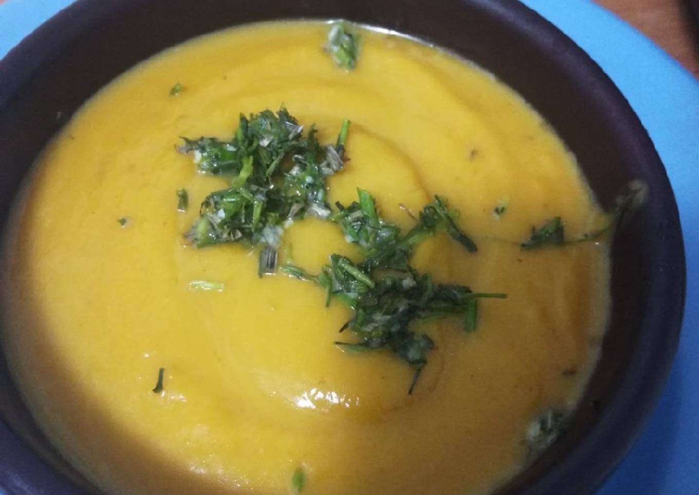 Sopa crema de calabaza