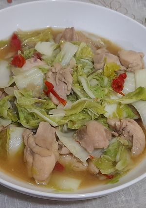 Foto resep Tumis Sawi Putih Ayam