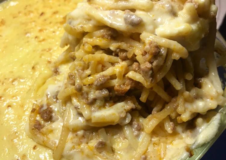 Spaghetti Panggang/Spaghetti Br没l茅e (SANGAT RECOMMEND UNTUK DI RECOOK) Pakai Saus Bolognese Instan 馃槏