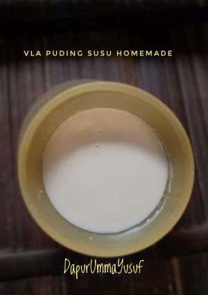 Foto resep Vla Puding Susu Homemade