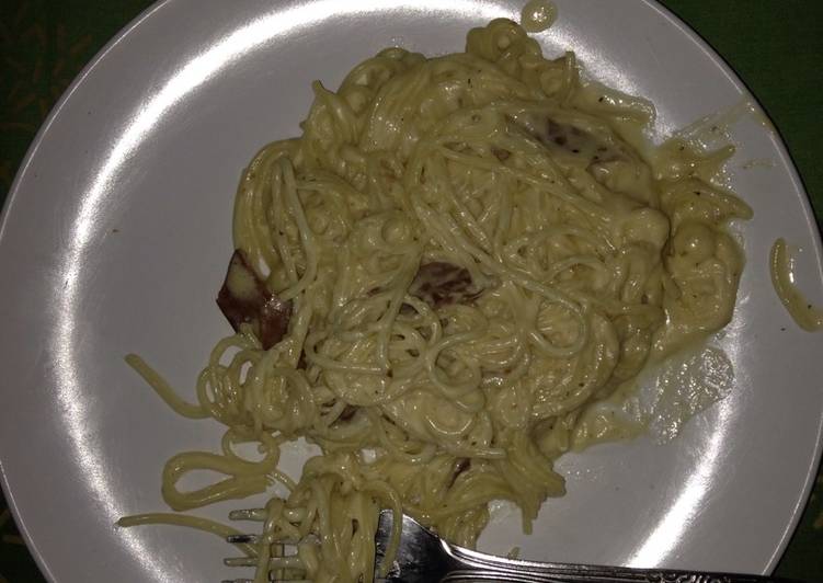 Cara Gampang Membuat Fettucini Carbonara, Bikin Ngiler