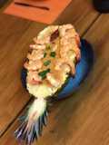 Curry Thai no abacaxi