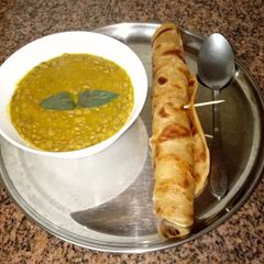 A picture of Brown chapati #4 weekchallange#Authour marathon.