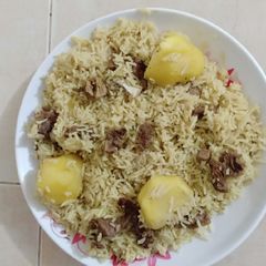 A picture of Swahili pilau.
