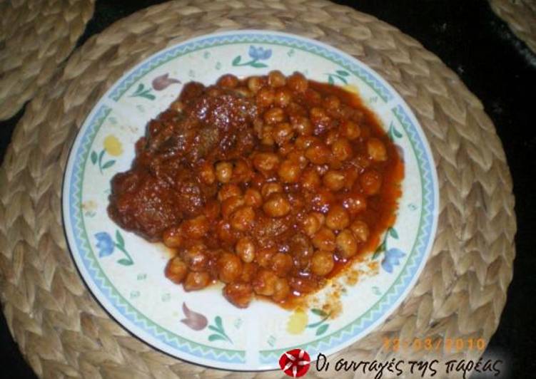 Beef with chickpeas