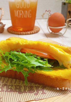 蕃茄起士雞蛋吐司 的食譜成品照片