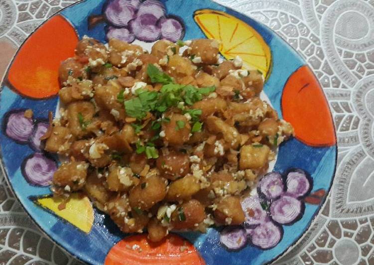 Resep Tahu telur asin ala2😊 Anti Gagal