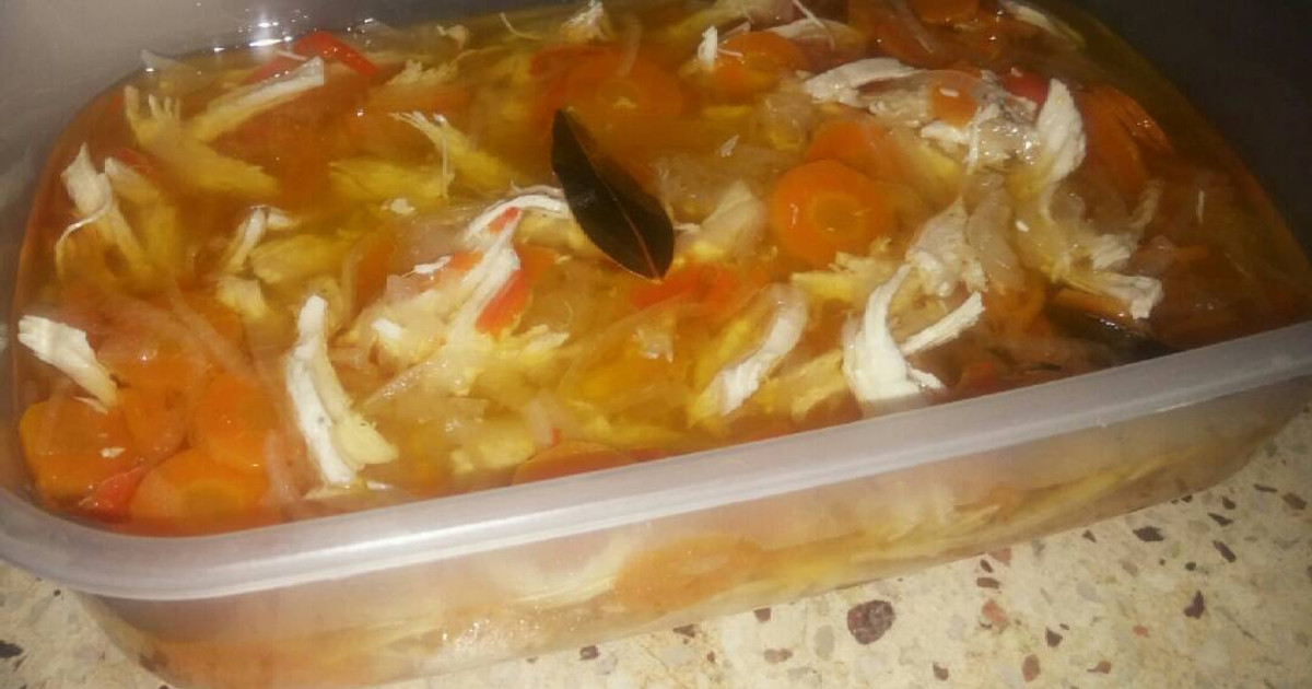 Pollo Al Escabeche Receta de May Merlo- Cookpad