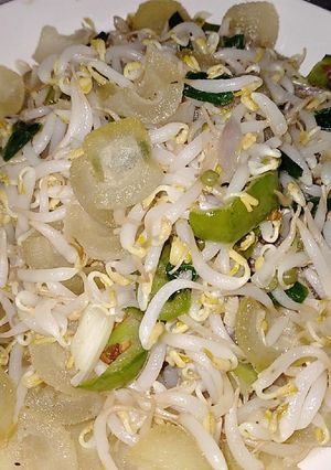 Foto resep Oseng toge kikil