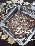 Wheat Flour Dark Chocolate and Walnut Cake