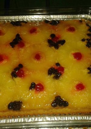 Una foto de Volteado de piña fácil