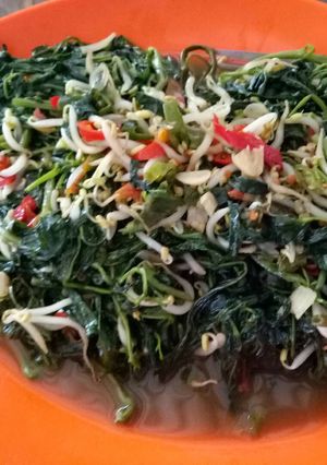 Foto resep Tumis kangkung & tauge