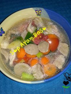 Foto resep Sop Ayam Baso