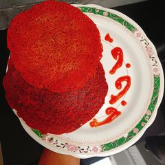 A picture of Besan Beetroot Chilla.