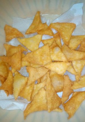 Una foto de Doritos caseros !