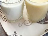 Mango Elaichi lassi and salted lassi