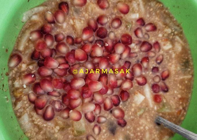 Resep Rujak buah delima Anti Gagal