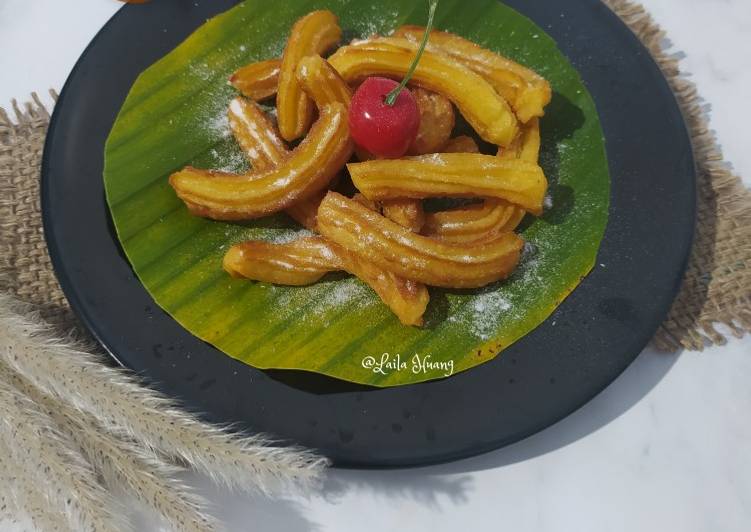 Resep 180. Churros Ekonomis Anti Gagal