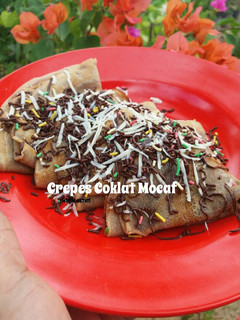 Foto resep Crepes Coklat Mocaf