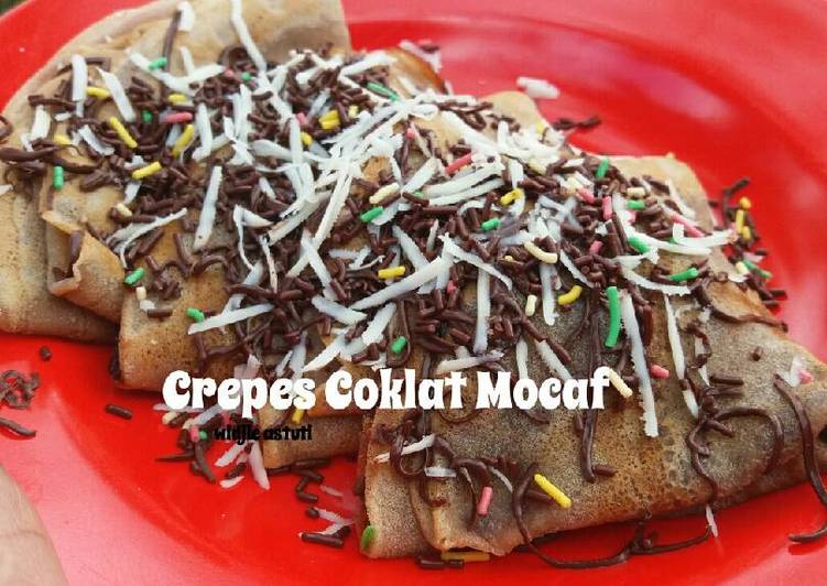 Resep Crepes Coklat Mocaf Anti Gagal