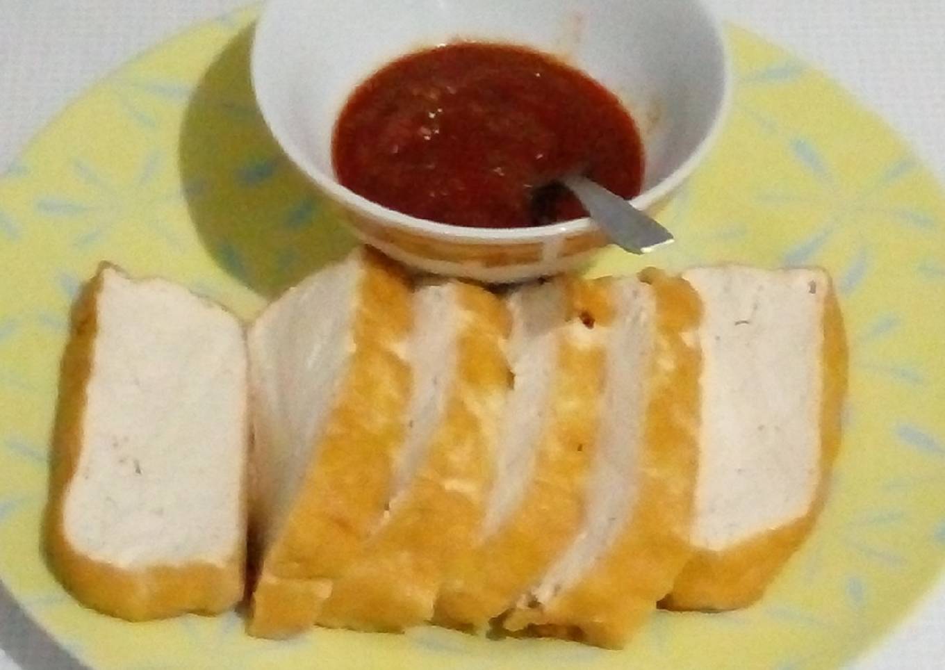 Tahu sambel rawit gula merah