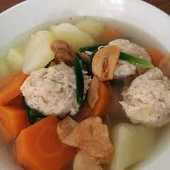 Foto resep Chicken Shrimp Ball Soup