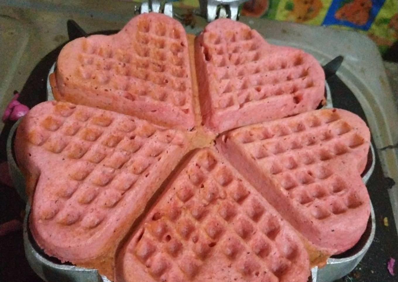 Wafel Rasa Pukis Buah Naga