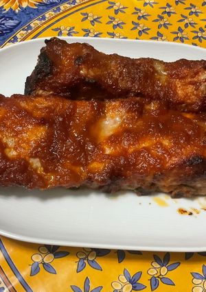 Une photo de Côtes levées sauce barbecue