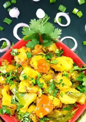 A picture of Sweet potato masala fry.