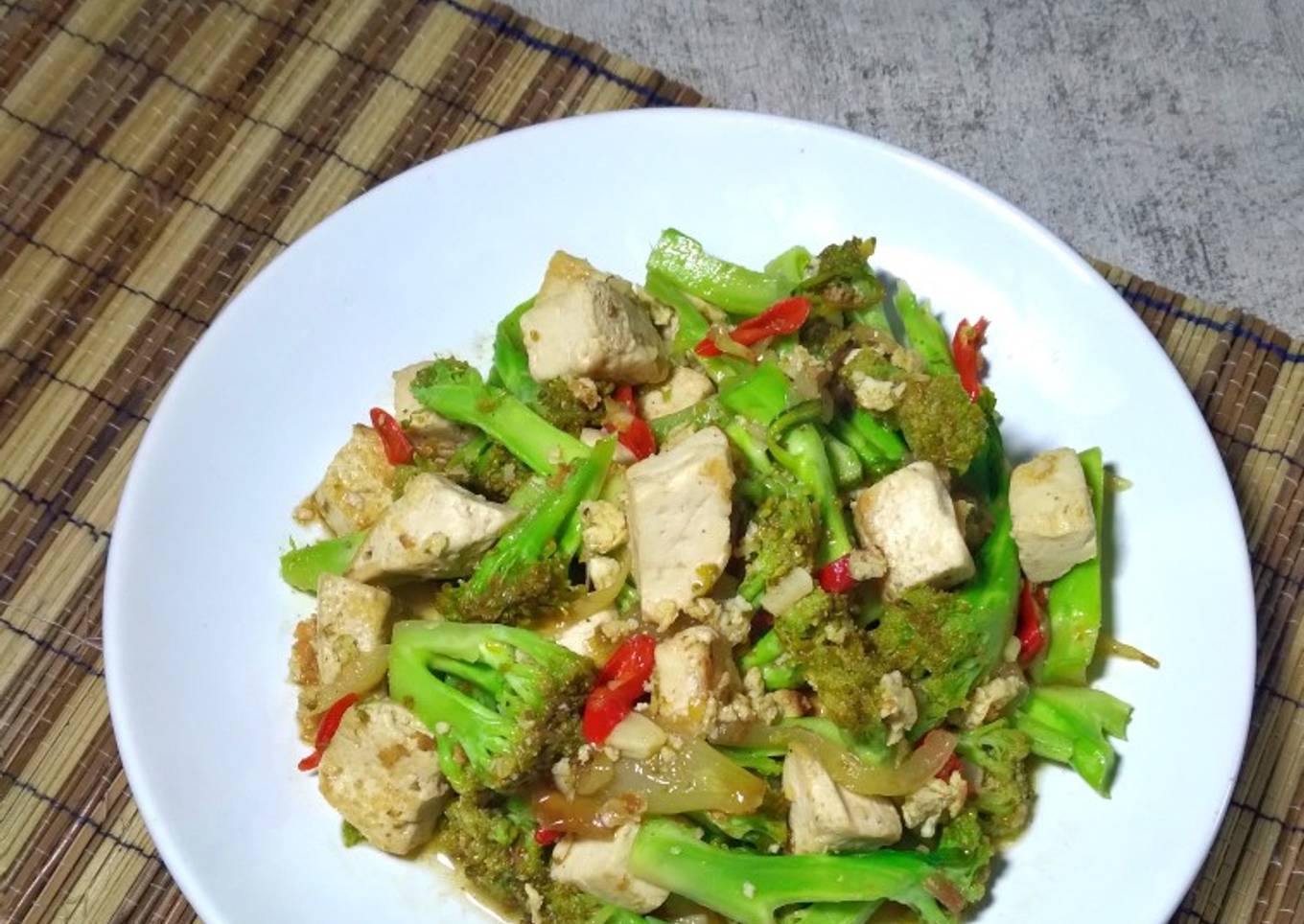 Resep Tumis Tahu Brokoli, Enak Banget