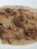 Suprema de pollo en crema de champiñones