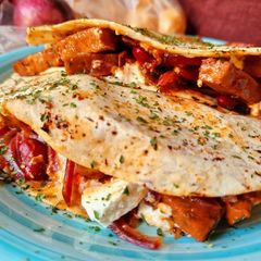 A picture of Healthy Cottage Quesadillas (Vegetarian).