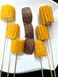 Yellow corn with coconut