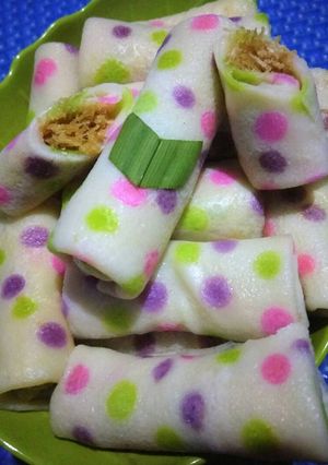 Foto resep Dadar gulung polkadot imut