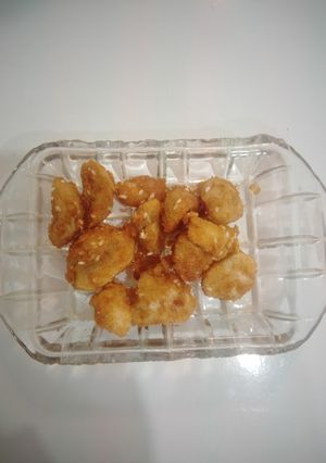 A picture of Fried mushroom 💜.