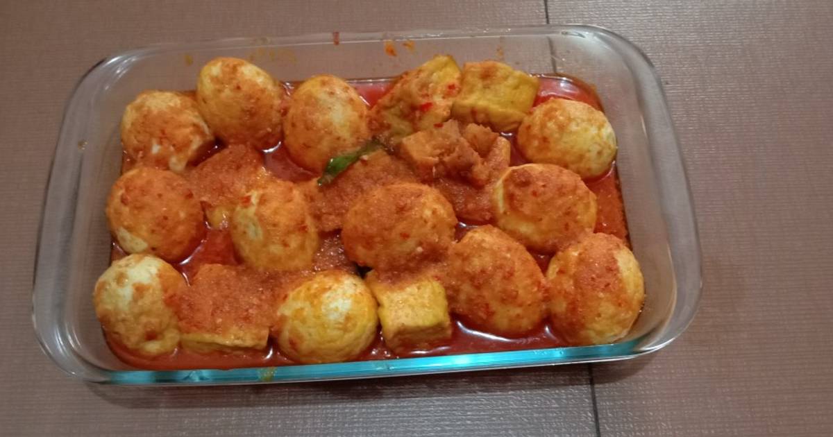 41 resep rendang telur tanpa santan enak dan sederhana ala 
