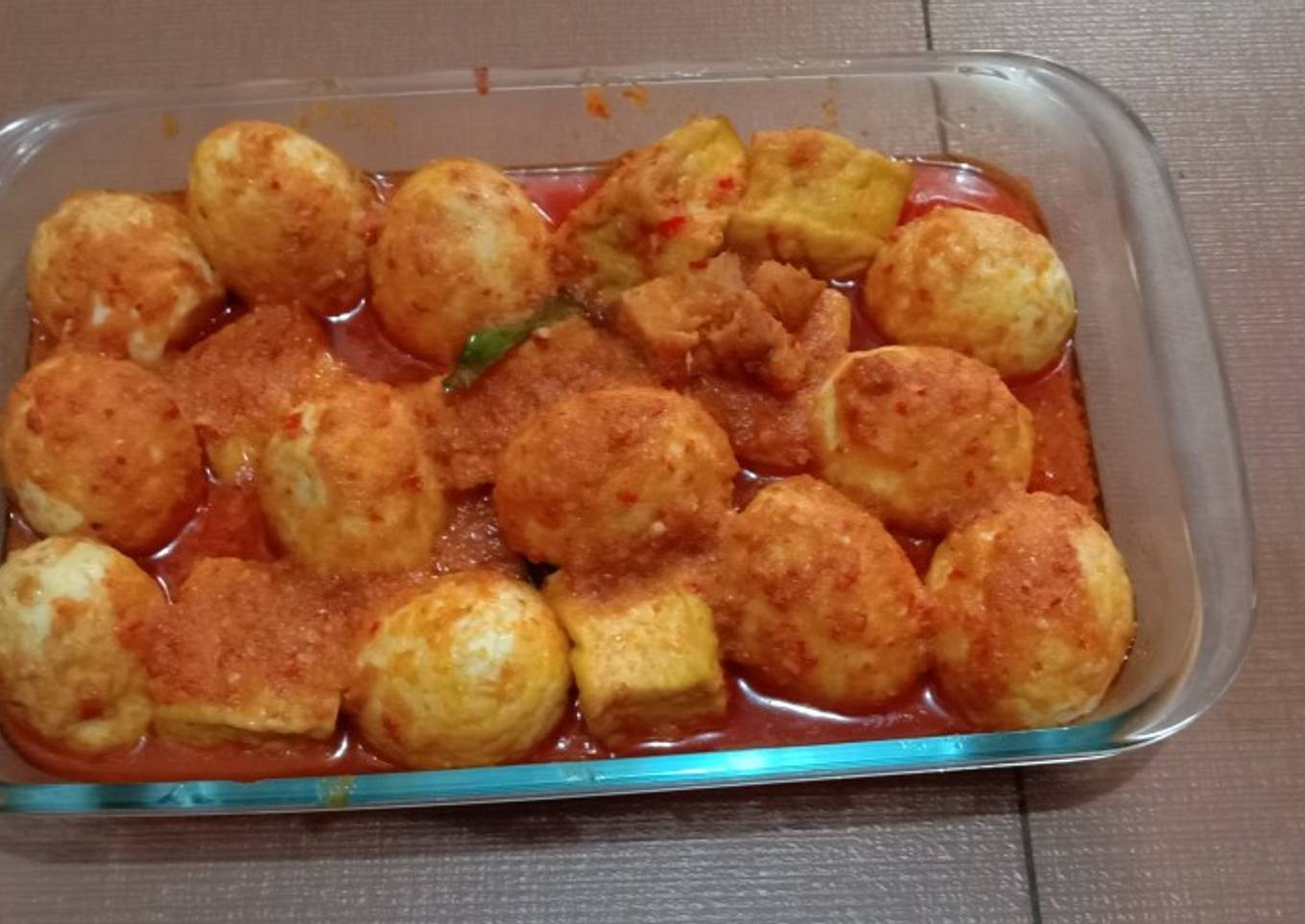 Rendang Telur Tahu