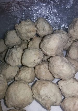 Foto resep Bakso daging sapi dan dada ayam