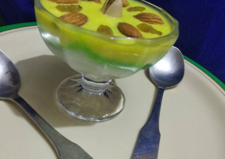 Tricolour suji kheer