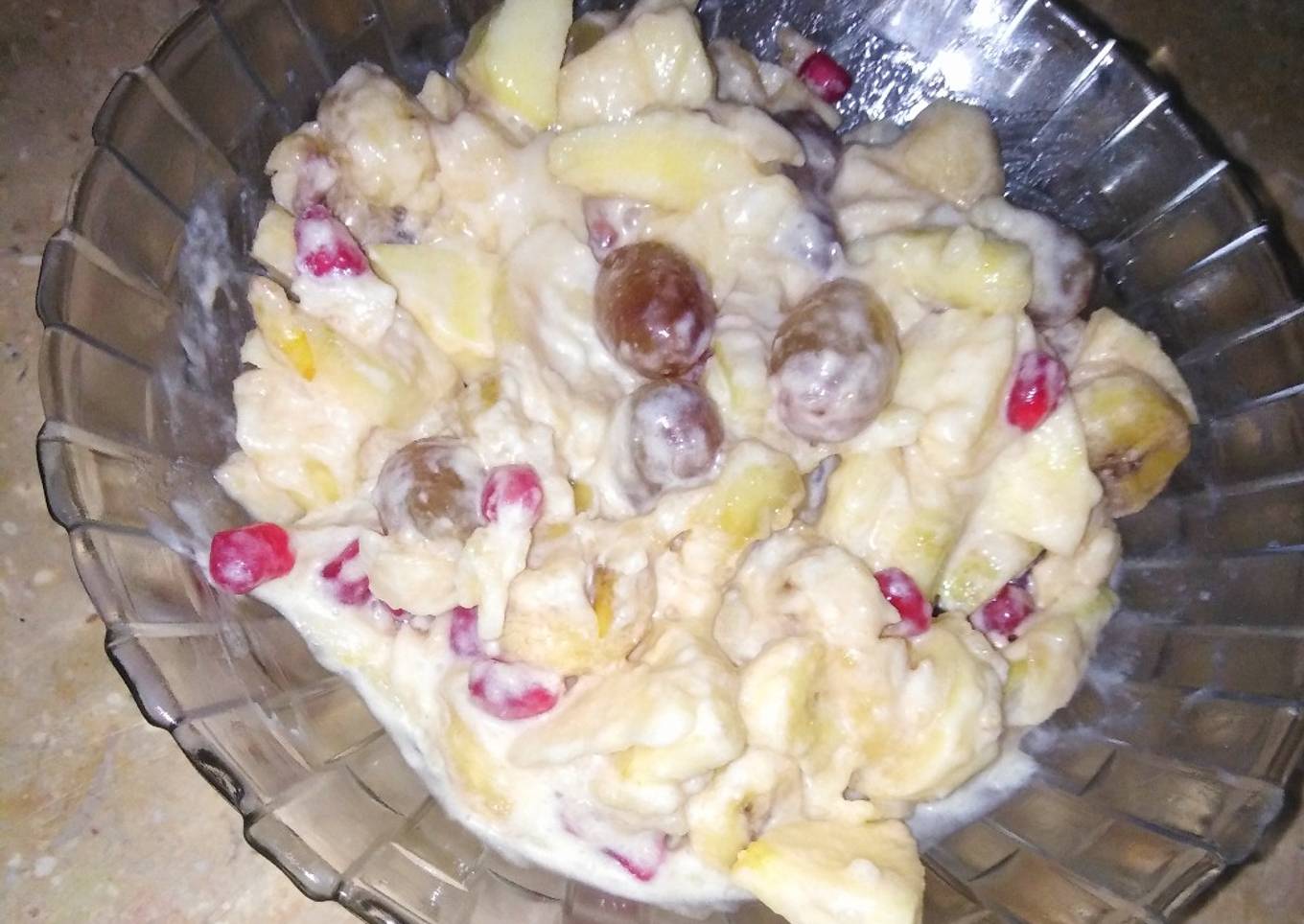Cream chaat