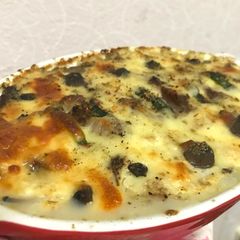 A picture of Japanese Quick Tofu Gratin.