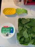 Cottage & spinach Bolognese lasagna