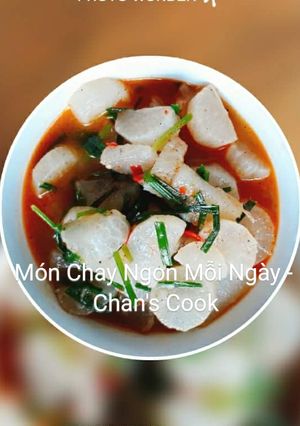 Hình của món Củ cải kho chay.